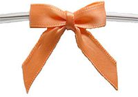 BAYWIND LTD; Small Twist Tie Bows (250pc, Peach)