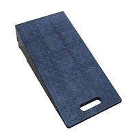 Portable Non-Slip Ramps, Locomotive Trolley Baby Carriage Mat- Noise Reduction Pad Kerb Ramps Vehicle Ramps (Color : Black)