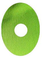 StayPut Adhesive Oval Patch Green- 1"x1" Hole 30 Pack