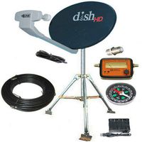 Dish Network HD Hybrid 1000.2 RV Satellite Kit Portable