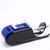 New Spark Cigarette Rolling Machine Electric Automatic Injector Tobacco Roller Maker (Blue)