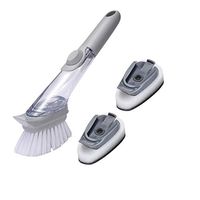 Cleaning Brush，Soap Dispensing Dish Brush，Scrub Brush Bathroom Brush, Kitchen Scrub Brush, Shoe Cleaning Brush, Towels with Hanging Loop, Kitchen Brush for Pot Pan Sink Cleaning