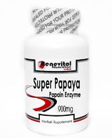 Super Papaya Papain Enzyme 900mg 200 Capsules ~ Renevitol by Renevitol