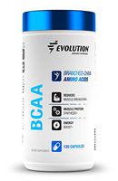 Evolution Advance Nutrition BCAA Formula for Men and Women – Branched-Chain Amino Acids Supplement Support for Muscle Breakdown, Muscle Protein Synthesis and Energy Boost (120 Capsules, 500 mg)