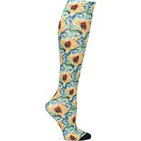 Nurse Mates Women's Linda Altshuler 12-14 Mmhg Compression Socks Sunflower