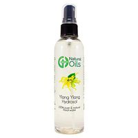 Ylang Ylang Hydrosol - 4 fl oz Plastic Bottle w/Black Spray Cap - 100% pure, distilled from essential oil