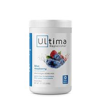 Ultima Hydrating Electrolyte Powder, Blue Raspberry, 90 Servings, no Sugar, 0 Carbs or Calories, Keto, Gluten-Free, Paleo, Non-GMO, Vegan, with Magnesium, Potassium, Calcium