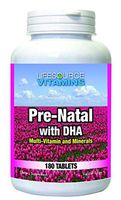 LifeSource Vitamins Pre-Natal Multi-Vitamins and Minerals with DHA - Mom and Baby Health - Free Priority Shipping