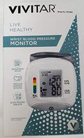 Vivitar PB-8002 Wrist Blood Pressure Monitor, White
