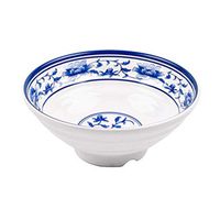 Bowl Soup Bowl Melamine Bowl Melamine Japanese Tableware Commercial Beef Noodle Bowl Household Plastic Bucket Bowl Large Bowl Household tableware, retro bowl (Color : White, Size : 20.38.1CM)