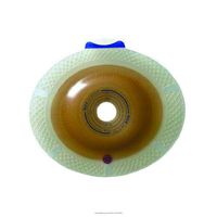 SenSura Flex CONVEX LIGHT, Standard Wear Barrier with Belt Tabs-Pre-Cut: 7/8" (22 mm) Color Code: Green - UOM = Box of 5