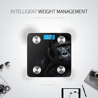 Cruel and Fierce Gorilla Weighing Machine for Body Smart Weight Scale Weight Scale Fitbit Tracks 8 Key Compositions Analyzer Sync with Fitness Apps 400 Lbs