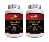 Muscle Building Amino acids - Amino ACIDS 2200 MG - TOP Amino ACIDS - Amino acids Complex Supplements - 2 Bottles 300 Tablets
