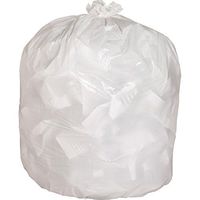 Genuine Joe Kitchen Trash Bag - 13 gal - 33quot; x 24quot; - 0.85 mil (22 Micron) Thickness - Low Density - 150/Box - White