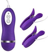 AIWOT-ZDQ Xfg-zx Soft Process Adjustable Electric Nipple Clamps, Women Non-Pierced Nipple Toys USB Rechargeable Body Stimulate Nipplering Mas-sage Clamp