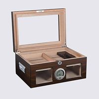 XUEJIN YSYYSH Smoking Large-Capacity Cigar Humidor, Wooden Wine Cigar Humidification Box Humidifier Cigar Moisturizing Set Cigar Storage