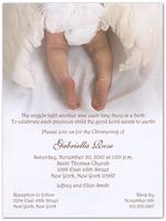 From Heaven Above Baptism Christening Invitations - Set of 20