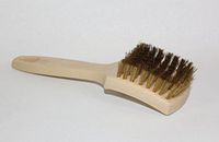 Brass White Wall Brush