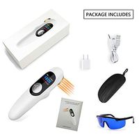Home Use Portable 650nm+808nm Laser Therapy for Body Pain Relief.Red Light Therapy for Back Pain.Arthritis Pain Relief.Hand Held Laser.Safety Goggles.Additional Surprise