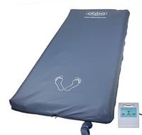 Obbomed MA-6300 5”/13cm Medical Low Air Loss Alternating Mattress Replacement System with Lateral Rotation, Alarm, Pump System to Prevent Bed Sores,Pressure Ulcers