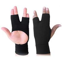 Koyes Alternative Compression Gloves Men and Women Hand for Finger Tape Gloves Pair (Black, XX-Large)