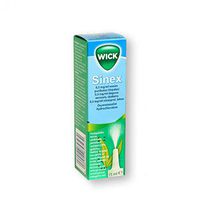 Wick Vick SINEX 15ml - Nasal Spray Decongestant - Relief from Common Cold, hayfever, sinusitis