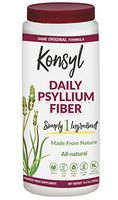 Konsyl Daily Psyllium Fiber Supplement Powder | All-Natural, Soluble, Gluten-Free & Sugar-Free | 1 Unit - 402g