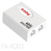 Frisby Telephone Phone Fax Network RJ11 Cable Line ADSL Modem Micro Filter Splitter