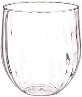 CHINET CUT CRYSTAL COLDCUP WINE GLASS PLASTIC CLEAR 8 CT - 0037700335021