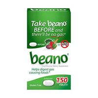 Beano Food Enzyme Dietary Supplement, 150 Tablets