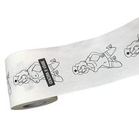 Toilet Paper,1PC Home Creative Fun 3 layers Bath Toilet Roll Paper Supplies Decor Bath Tissue Roll (B)