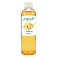 GreenHealth Soy Bean Oil - 4 fl oz (118 ml) Plastic Bottle w/Cap - 100% Pure Carrier Oil