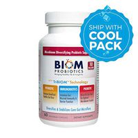 Biom Probiotics 3-in-1 Formula (Cold Shipped) with 10 Billion Flora Probiotics, Prebiotics and Immunobiotics for Healthy Life & Longevity - Diversifies Gut Microflora and Microbiome - for Men & Women