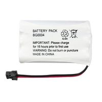 Fenzer Rechargeable Cordless Phone Battery for Radio Shack 435560 43-5560 Cordless Telephone Battery Replacement Pack