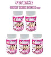 5x Supreme Gluta White 1500000 Mg. Grape Seed Extract, Co-enzyme Q10 (1 Bottle =30 Softgels)
