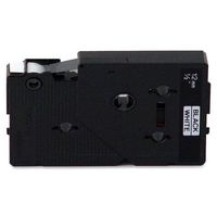 Brother BRT-TC20 TC Style Replacement Tape Cartridge for P-Touch Labeler, 1 mm Height, 12 mm Wide, 1 mm Length, Borosilicate Glass, Black/White (Pack of 2)