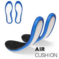 Plantar Fasciitis Sports Insoles Shock Absorption and Cushioning，Anti Fatigue Insole Knee Protection Full Palm air Cushion for Men Work Boots Walking Running (11.5-14)