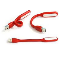 2 Pcs Portable Mini USB LED Light Flexible Adjust Angle Lamp Night Light for PC & Mac/Laptop/Power Bank