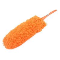 uxcell Plastic Handle Family Office Bookshelf Window Desk Car Dirt Clean Brush Duster Orange