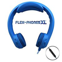 Hamilton Buhl FLEX2 Flex-PhonesXL Indestructible, Single-Construction Headset Teens, Blue
