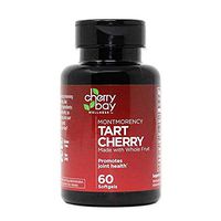 Montmorency Tart Cherry Softgels | 60 Count Bottle | Non-GMO & Gluten Free | Helps to Support Joint Health