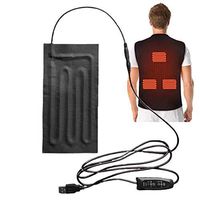 benefit-X Heating Pad, Electric Heating Pad, 5V USB Heating Pad Carbon Fibre Fast Heated Pads, Heating Pads for Back Pain, Neck Shoulders Warmth, Heated Jacket/Clothes/Vest