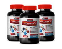 Heart Health Supplements Men - HYDROLYZED Collagen PEPTIDES 3000 MG - Skin Hair and Bone Health - Natural Formula - Collagen for Men - 3 Bottles (360 Capsules)