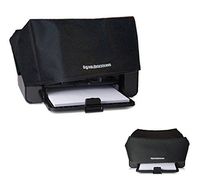 HP Laserjet Pro P1006 / P1009 / P1102W / P1109W Printer Dust Cover & Protector [Antistatic, Water-Resistant, Heavy Duty Fabric, Black] by DigitalDeckCovers | Printers Dust Covers