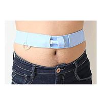 Catheter Fixation Device-Patient Waist Drainage Tube Belt-Elastic Abdominal Dialysis Protection Belt,L