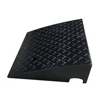 Rubber Containment Ramp, Multi-Function Step Ramp, Scooter Truck Caravan Pedal Block Road Tooth Triangle Pad (Color: Black, Size: 48 38 15cm) (Size : 483815CM)