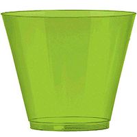 Amscan Kiwi Green Plastic Cups Big Party Pack, 9 Oz., 72 Ct.