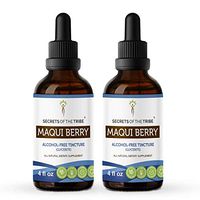 Maqui Berry Tincture Alcohol-Free Liquid Extract, Organic Maqui Berry (Aristotelia chilensis) Dried Berry (2x4 FL OZ)