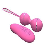 ZHLZZ Kegel Balls for Women, Wireless Rechargeable Waterproof Doctor Recommended Silicone Ben Wa Balls for Bladder Control & Pelvic Floor Exercises,Red