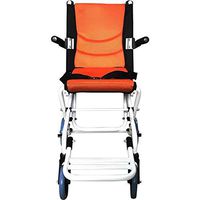 JUFU Aluminum Alloy Wheelchair, Enhanced Frame, Foldable, Light and Easy to Carry, Manual Push for Elderly Travellers |